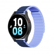Dux Ducis Silicone Magnetic Strap 22mm (LD Version) for Samsung Galaxy Watch, Huawei Watch, Xiaomi, Garmin and other watches (blue)