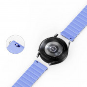 Dux Ducis Silicone Magnetic Strap 22mm (LD Version) for Samsung Galaxy Watch, Huawei Watch, Xiaomi, Garmin and other watches (blue) 6