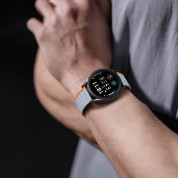 Dux Ducis Silicone Magnetic Strap 22mm (LD Version) - магнитна силиконова каишка за Samsung Galaxy Watch, Huawei Watch, Xiaomi, Garmin и други часовници с 22мм захват (сив-оранжев) 2