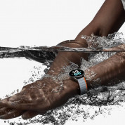Dux Ducis Silicone Magnetic Strap 22mm (LD Version) - магнитна силиконова каишка за Samsung Galaxy Watch, Huawei Watch, Xiaomi, Garmin и други часовници с 22мм захват (сив-оранжев) 5