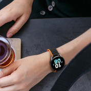 Dux Ducis Silicone Magnetic Strap 22mm (LD Version) - магнитна силиконова каишка за Samsung Galaxy Watch, Huawei Watch, Xiaomi, Garmin и други часовници с 22мм захват (черен-оранжев) 6