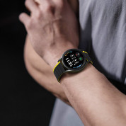 Dux Ducis Silicone Magnetic Strap 22mm (LD Version) - магнитна силиконова каишка за Samsung Galaxy Watch, Huawei Watch, Xiaomi, Garmin и други часовници с 22мм захват (черен-жълт) 2