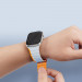 Dux Ducis Silicone Magnetic Strap (LD Version) - магнитна силиконова каишка за Apple Watch 42мм, 44мм, 45мм, Ultra 49мм (сив-оранжев) 2
