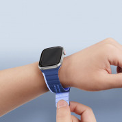 Dux Ducis Silicone Magnetic Strap (LD Version) - магнитна силиконова каишка за Apple Watch 38мм, 40мм, 41мм (син) 1