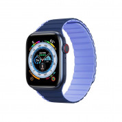 Dux Ducis Silicone Magnetic Strap (LD Version) - магнитна силиконова каишка за Apple Watch 38мм, 40мм, 41мм (син)
