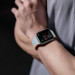 Dux Ducis Silicone Magnetic Strap (LD Version) - магнитна силиконова каишка за Apple Watch 38мм, 40мм, 41мм (сив-оранжев) 3