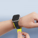 Dux Ducis Silicone Magnetic Strap (LD Version) - магнитна силиконова каишка за Apple Watch 38мм, 40мм, 41мм (черен-жълт) 2