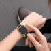 Dux Ducis Silicone Magnetic Strap (LD Version) - магнитна силиконова каишка за Apple Watch 38мм, 40мм, 41мм (черен-жълт) 4