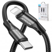Joyroom Fast Charging USB-C to Lightning Cable PD 20W - USB-C към Lightning кабел за Apple устройства с Lightning порт (100 см) (черен)  3