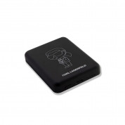 Karl Lagerfeld Ikonik NFT Magnetic Wireless Power Bank 3000 mAh - преносима външна батерия с USB-C порт и безжично зареждане с MagSafe (черен) 3