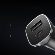 Ugreen Fast Car Charger USB-C & USB-A 30W PD PPS - зарядно за кола с USB-A и USB-C изходи с технология за бързо зареждане (сив) 10