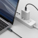 Joyroom USB-C to USB-C Cable with LED Display 100W - здрав кабел с въжена оплетка с бързо зареждане за устройства с USB-C порт (120 см) (черен) 7