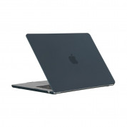 Tech-Protect SmartShell Matte Black Case - предпазен кейс за MacBook Air 15 M2 (2023) (черен-мат) 2