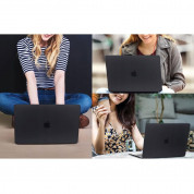 Tech-Protect SmartShell Matte Black Case for MacBook Air 15 M2 (2023) (black-matte) 7