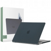 Tech-Protect SmartShell Matte Black Case - предпазен кейс за MacBook Air 15 M2 (2023) (черен-мат)