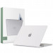 Tech-Protect SmartShell Matte Black Case - предпазен кейс за MacBook Air 15 M2 (2023) (прозрачен-мат) 1