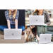 Tech-Protect SmartShell Matte Black Case - предпазен кейс за MacBook Air 15 M2 (2023) (прозрачен-мат) 7