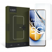 Hofi UV Glass Pro Plus Tempered Glass - стъклено защитно покритие с течно лепило и UV лампа за дисплея на Realme 11 Pro 5G, 11 Pro Plus 5G (прозрачен)
