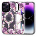 Tech-Protect Magmood Rose Floral Hybrid MagSafe Case - хибриден удароустойчив кейс с MagSafe за iPhone 14 Pro Max (цветни мотиви) 1
