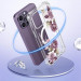 Tech-Protect Magmood Rose Floral Hybrid MagSafe Case - хибриден удароустойчив кейс с MagSafe за iPhone 14 Pro (цветни мотиви) 2