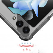 Tech-Protect Flexair Hybrid Case - хибриден удароустойчив кейс за Samsung Galaxy Z Flip5 (прозрачен)  1