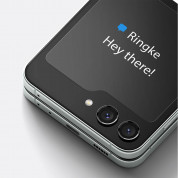 Ringke ID Glass - стъклено защитно покритие за задният дисплей на Samsung Galaxy Z Flip5 (2 броя) (прозрачен) 3