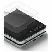 Ringke ID Glass - стъклено защитно покритие за задният дисплей на Samsung Galaxy Z Flip5 (2 броя) (прозрачен)