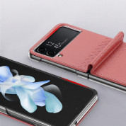 Dux Ducis Bril Book Case - кожен кейс за Samsung Galaxy Z Flip 4 (розов) 8