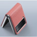 Dux Ducis Bril Book Case - кожен кейс за Samsung Galaxy Z Flip 4 (розов) 4