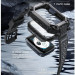 i-Blason SUPCASE Unicorn Beetle Pro Case With Tempered Glass Case - удароустойчив хибриден кейс с вградени силиконова каишка и стъклен протектор за Apple Watch 44мм, 45мм (черен) 9
