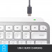 Logitech MX Keys Mini Wireless Illuminated US Keyboard - безжична клавиатура с подсветка за Mac (бял-сив) 4