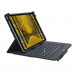 Logitech Universal Folio Keyboard Case UK - универсален кожен калъф и безжична блутут клавиатура за таблети от 9 до 10 инча (черен) 1