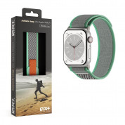 Next One Athletic Loop - текстилна каишка за Apple Watch 38мм, 40мм, 41мм (сив-зелен) 4