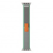 Next One Athletic Loop - текстилна каишка за Apple Watch 38мм, 40мм, 41мм (сив-зелен) 2