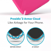 Speck Presidio 2 Grip Case - удароустойчив хибриден кейс за iPhone 14 (розов) 3