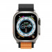 Next One Adventure Loop - текстилна каишка за Apple Watch 42мм, 44мм, 45мм, Ultra 49мм (черен-оранжев) 1