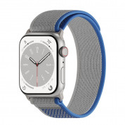 Next One Athletic Loop - текстилна каишка за Apple Watch 42мм, 44мм, 45мм, Ultra 49мм (сребрист-син) 2