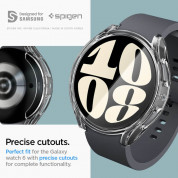 Spigen Ultra Hybrid Case - хибриден кейс с висока степен на защита за Samsung Galaxy Watch 6 44мм (прозрачен) 14