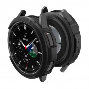 Spigen Liquid Air Case - качествен силиконов (TPU) кейс за Samsung Galaxy Watch 6 Classic 47мм (черен) 2
