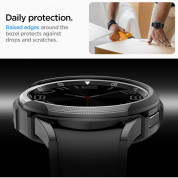 Spigen Liquid Air Case - качествен силиконов (TPU) кейс за Samsung Galaxy Watch 6 Classic 47мм (черен) 14