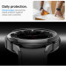 Spigen Liquid Air Case - качествен силиконов (TPU) кейс за Samsung Galaxy Watch 6 Classic 43мм (черен) 15