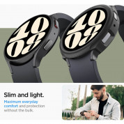 Spigen Liquid Air Case - качествен силиконов (TPU) кейс за Samsung Galaxy Watch 6 40мм (черен) 13