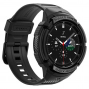 Spigen Rugged Armor Pro Case - удароустойчив TPU кейс за Samsung Galaxy Watch 6 Classic 43мм (черен) 9