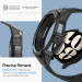 Spigen Rugged Armor Pro Case - удароустойчив TPU кейс за Samsung Galaxy Watch 6 40мм (черен) 17