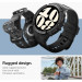 Spigen Rugged Armor Pro Case - удароустойчив TPU кейс за Samsung Galaxy Watch 6 40мм (черен) 12