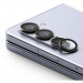 Ringke Metal Camera Lens Frame Glass - предпазни стъклени лещи за камерата на Samsung Galaxy Z Fold5 (черен) 2