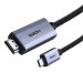 Baseus 4K 60Hz USB-C to HDMI Cable (WKGQ010001) - кабел с поддръжка на 4K за свързване от USB-C към HDMI (100 см) (черен) 1