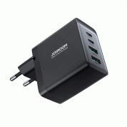 Joyroom GaN Ultra Fast Charger Kit 67W - захранване за ел. мрежа за лаптопи, смартфони и таблети с 2xUSB-A и 2xUSB-C изходи с технология за бързо зареждане и USB-C кабел (черен) 4