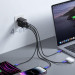 Joyroom GaN Ultra Fast Charger Kit 67W - захранване за ел. мрежа за лаптопи, смартфони и таблети с 2xUSB-A и 2xUSB-C изходи с технология за бързо зареждане и USB-C кабел (черен) 9