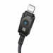 Baseus Aramid Fiber Braiding USB-C to Lightning Cable PD 20W (P10355803111-01) - изключително здрав USB-C към Lightning кабел за Apple устройства с Lightning порт (200 см) (черен) 4